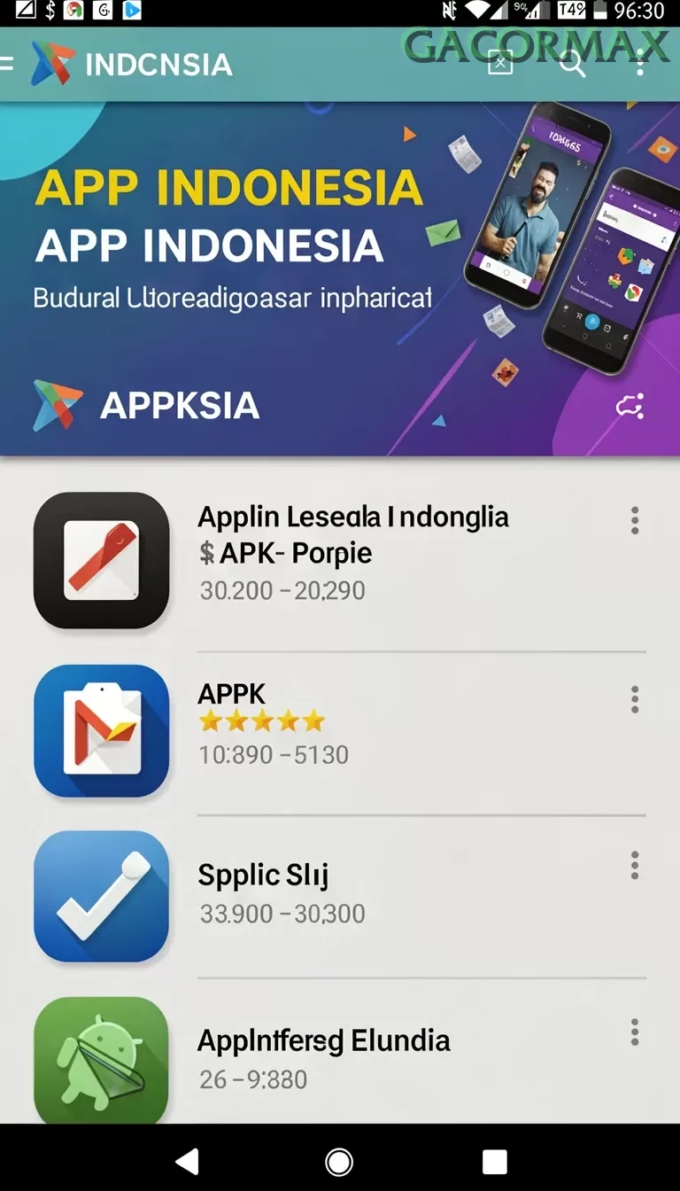 Cuplikan layar MEGA288 — halaman utama