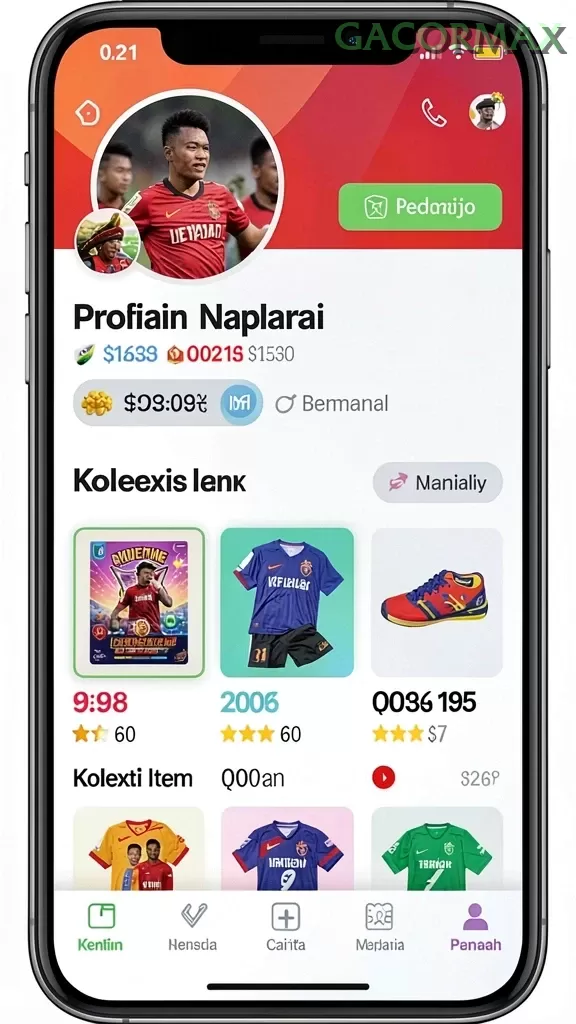 Cuplikan layar IDNSLOT — menu navigasi